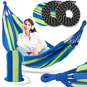 Sofotel Malaga Double Garden Hammock, Blue-green