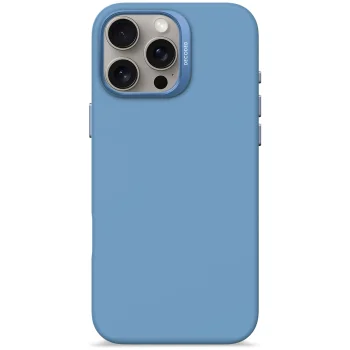 Decoded AntiMicrobial Silicone Case with MagSafe for iPhone 16 Pro Max - Blue