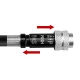 Rockbros SMART-B 150 PSI Mini Bicycle Pump for Presta and Schrader Valves, Black