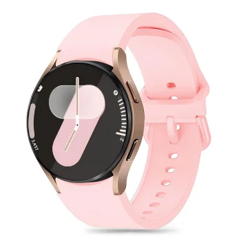 Tech-Protect Silicone Strap for Samsung Galaxy Watch 4 / 5 Pro 6 7 FE - pink