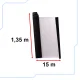 Velvet Self-Adhesive Car Wrap Film, Black, 1.35x15m
