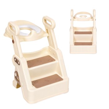 Ecotoys Kids Toilet Seat with Steps and Handles