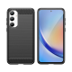 Samsung Galaxy A35 ( SM-A356E/DS ) Carbon Flexible Cover TPU Case, Black