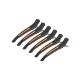 Hairdressing Clips E-13 11.5 cm Neon Mix 6 Pcs