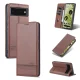 Google Pixel 6 Pro AZNS Leather Stand Case Cover with Card Slots, Coffee