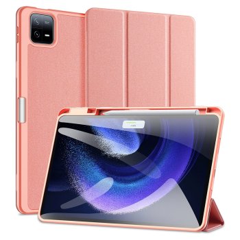 Xiaomi Pad 6 / Pro 11'' DUX DUCIS Domo Tablet Book Cover Case, Pink
