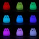 Kids Night Light Silicone Cat Lamp, Soft Touch Control RGB Color Changing Nursery Lamp, White