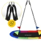 4Fizjo 1814 Bocianie Gniazdo Garden Swing for Kids, 165x75 cm, Multicolor