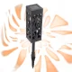 Ikonka KX4972 Garden Solar LED Lamp with Openwork Pattern, 4 pcs
