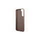 Samsung Galaxy S22 5G (SM-S901) Guess 4G Metal Gold Logo Case Cover, Brown