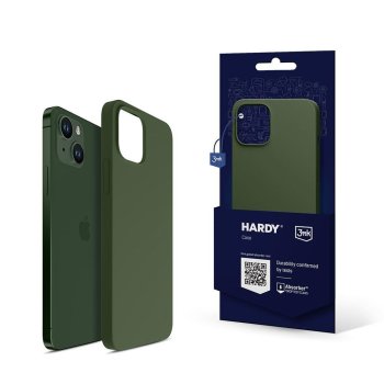 Apple iPhone 15 6.1'' 3MK Hardy Silicone Magcase Case Cover, Alpine Green