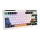 Wireless mechanical keyboard Royal Kludge KZZI K75 pro RGB, Eternity Switch (black and white)