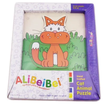 Bakalu Wooden Puzzle Cat (3 pieces)