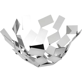Alessi La Stanza dello Scirocco MT02 Fruit Bowl 27.3 cm, Stainless Steel