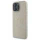 Guess iPhone 16 Pro Max Case Grained Ring MagSafe, Beige