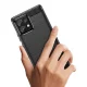 Силиконовый чехол Carbon Case для Motorola Edge 40 Pro, черный
