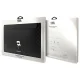 Karl Lagerfeld Saffiano Monogram Ikonik 16\" Laptop Sleeve, Black