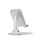 Adjustable Phone Stand for Desk, Devia EL161 Foldable Holder for Tablets, white