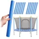 Trampoline Pole Protectors, Foam Sleeves, Blue, 12 Pcs