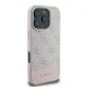 Guess 4G Bottom Stripe Phone Case Cover iPhone 16 Pro Max - Pink