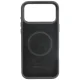 Audi R8 Genuine Leather MagSafe Case for iPhone 18 Pro Max / 17 Pro Max, Black and Red