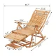 Gotel Bamboo Rocking Chair with Massage Function
