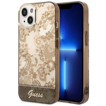 Guess iPhone 14 Plus Case Porcelain Collection Ocher
