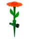 Automatic Flower-Shaped Garden Sprinkler with 1/2\" Hose Connector, Green