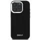 DKNY iPhone 16 Pro Max Case Plain Silver Logo MagSafe, Black