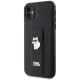 Karl Lagerfeld iPhone 11 / XR Case Gripstand Saffiano Choupette, Black