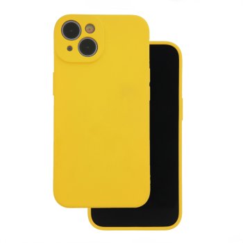 Samsung Galaxy A35 ( SM-A356E/DS ) Matt Silicone Color Case Cover, Yellow