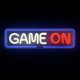 GAME ON LED Neon Sign by Forever Light, USB Wall Light for Gaming Room Decor, Multicolor