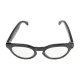 COLMI V03 Smart Glasses with Camera and Blue Light Filter, Round, Black