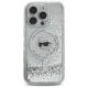 Apple iPhone 16 Pro Max 6.9\'\' Karl Lagerfeld Liquid Glitter Karl Head Magsafe Cover Case, Transparent