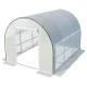 Walk-in Garden Greenhouse Polytunnel with Mosquito Net Windows 3x2x2m