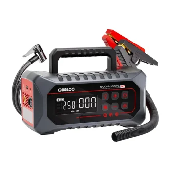 GOOLOO A7 Jump Starter with Air Compressor, 88.8Wh, 6000A, 160 PSI