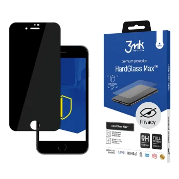 3mk HardGlass Max Privacy Tempered Glass for iPhone 8