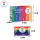 Holi krāsu pulvera komplekts 6x100g Holi Cow 27335, daudzkrāsains