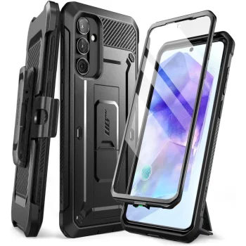 Samsung Galaxy A55 ( SM-A556B/DS ) SUPCASE Unicorn Beetle Pro Hard Case Cover, Black