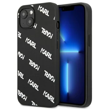 Karl Lagerfeld Allover Case for iPhone 13 mini, Black