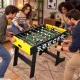 Foldable Foosball Table Football, 120 x 80 x 60.5 cm