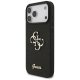 Guess Fixed Glitter Big 4G Phone Case Cover iPhone 17 Pro Max - black