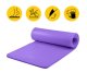 4Fizjo Gymnastic Non-Slip Fitness Foam Yoga Mat NBR 180x60x1cm, Purple