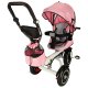 Trike Fix V3 3-in-1 Kids Tricycle with 360 Rotating Seat & Push Handle, Pink