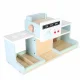 Kids Wooden Cafe and Confectionery Play Set with Coffee Machine