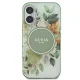 Guess iPhone 16 Plus Case IML Flower & Tonal Circle MagSafe, Green