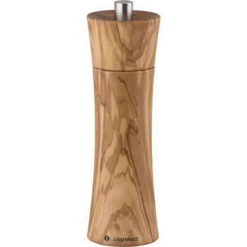 Zassenhaus Frankfurt Pepper Mill, Olive Wood, 14 cm
