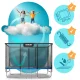 Rectangular Garden Trampoline Neo-Sport 427x305cm with Net and Ladder