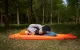 Inflatable Camping Mattress Flextail Zero Mattress R05 Mummy L R-Value 6.0 Orange