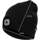 Trizand Winter Beanie with USB LED Light, Black